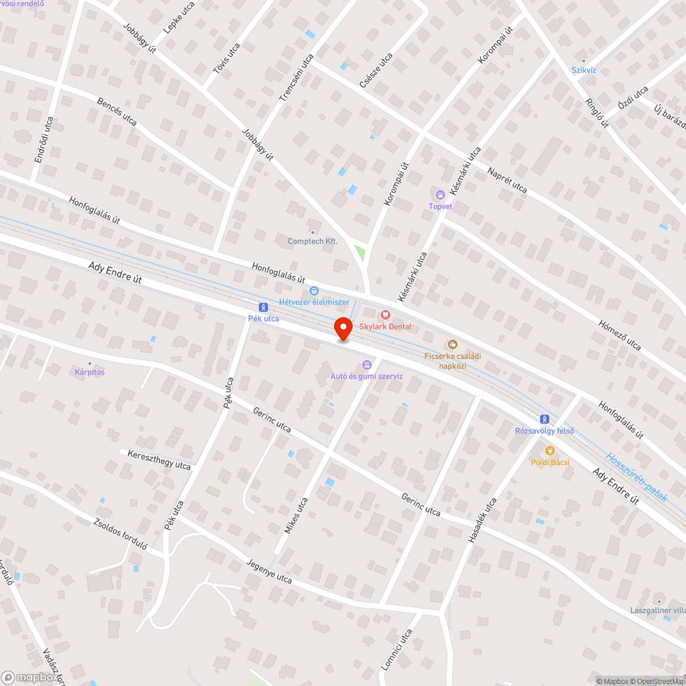 Fény hiánya bejelentés helye