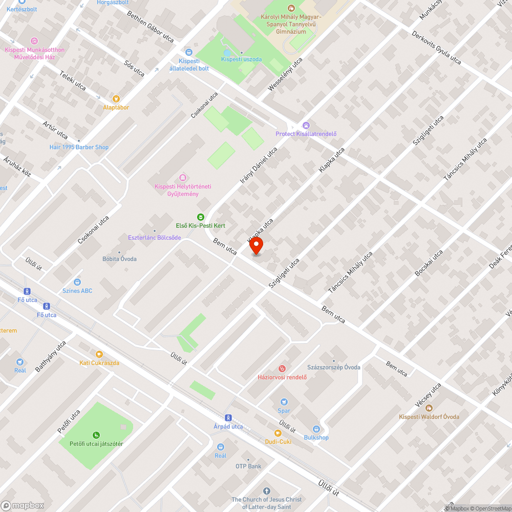 Megsüllyedt szekrény bejelentés helye