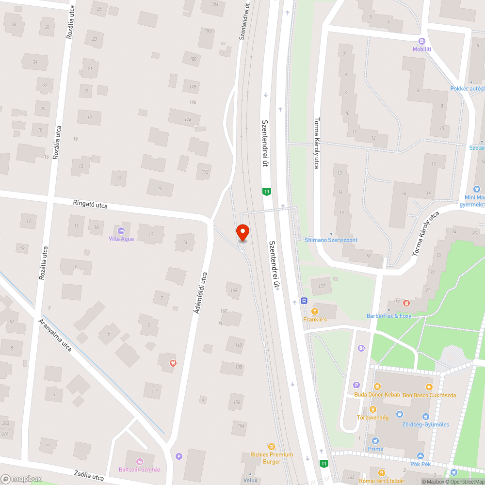 Sötét rész bejelentés helye