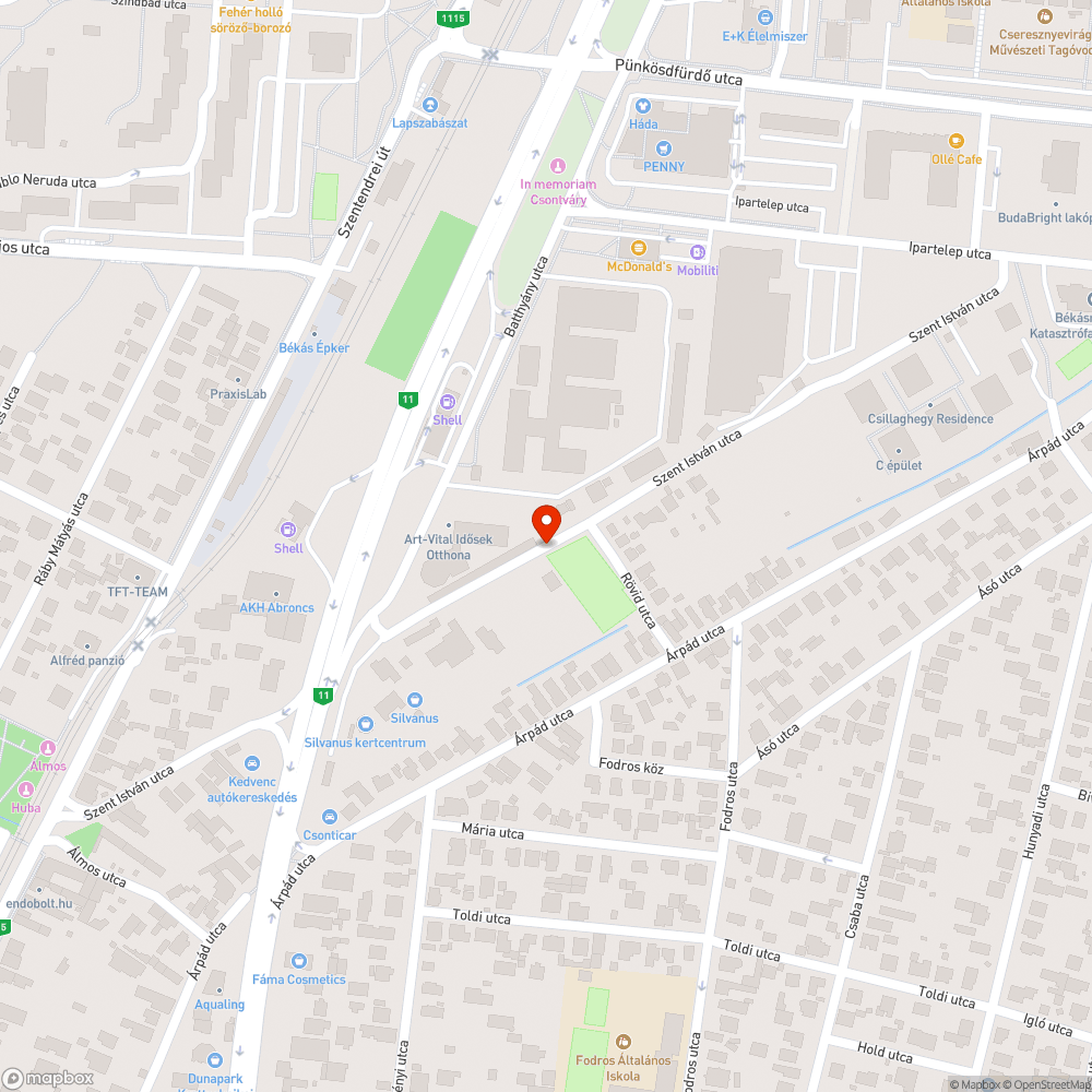 Lezuhant távközlési doboz bejelentés helye