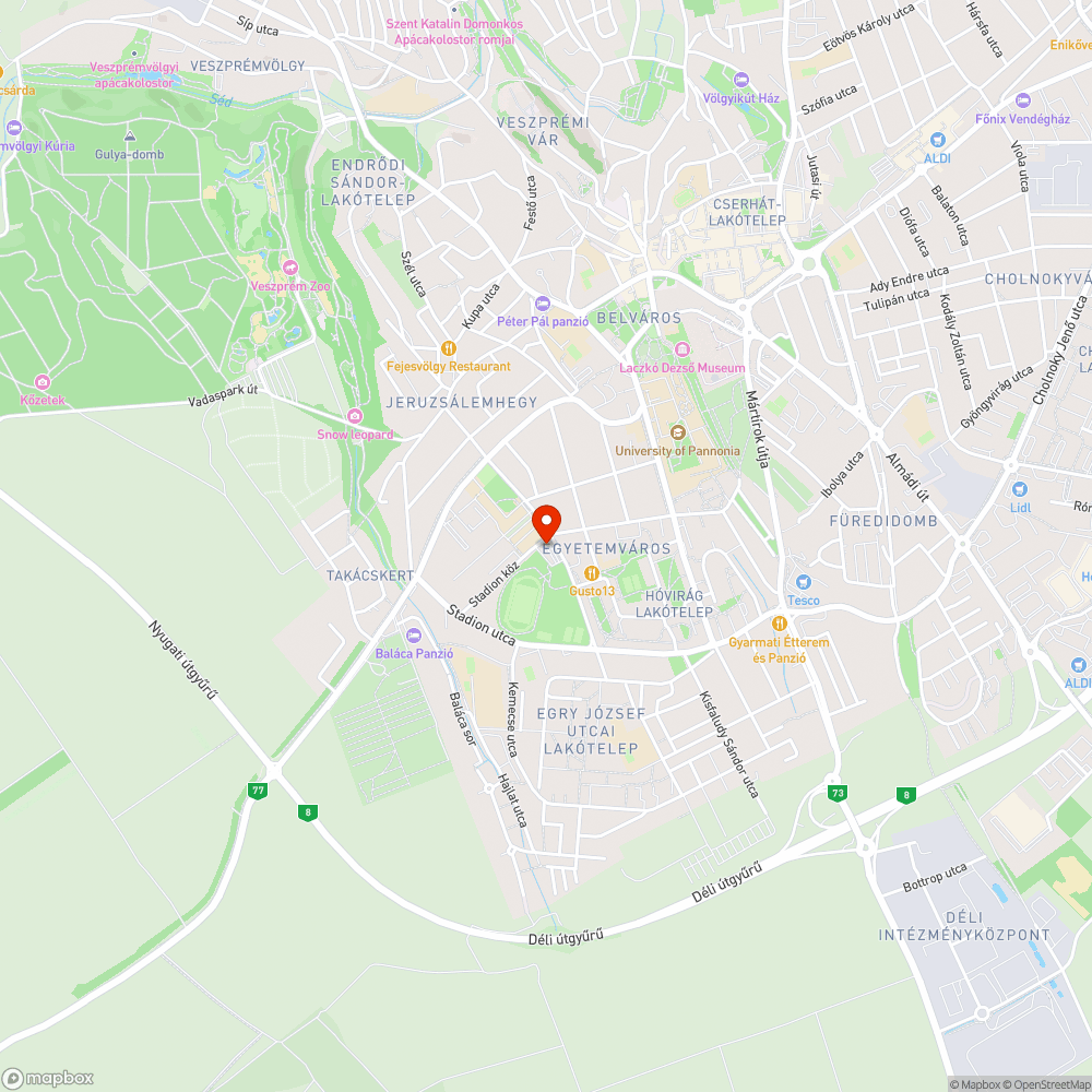 Elhagyott jármű bejelentés helye