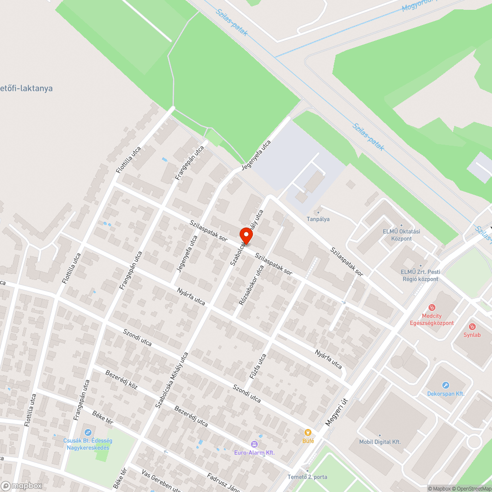 Kátyú bejelentés helye