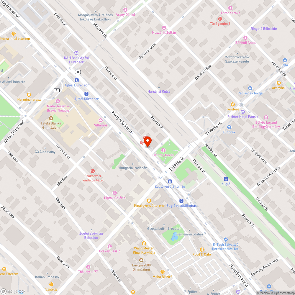 Elhagyott jármű bejelentés helye