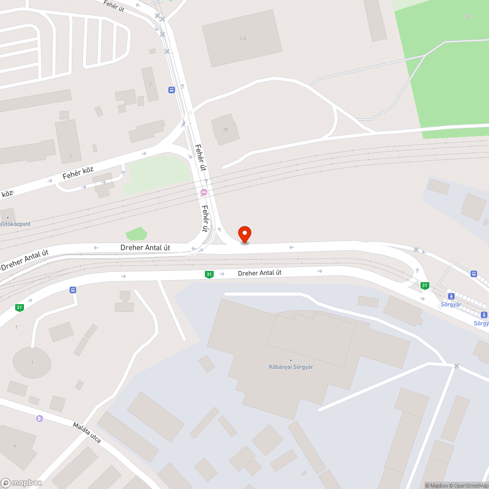 Élessarok, klinker-fal firka bejelentés helye