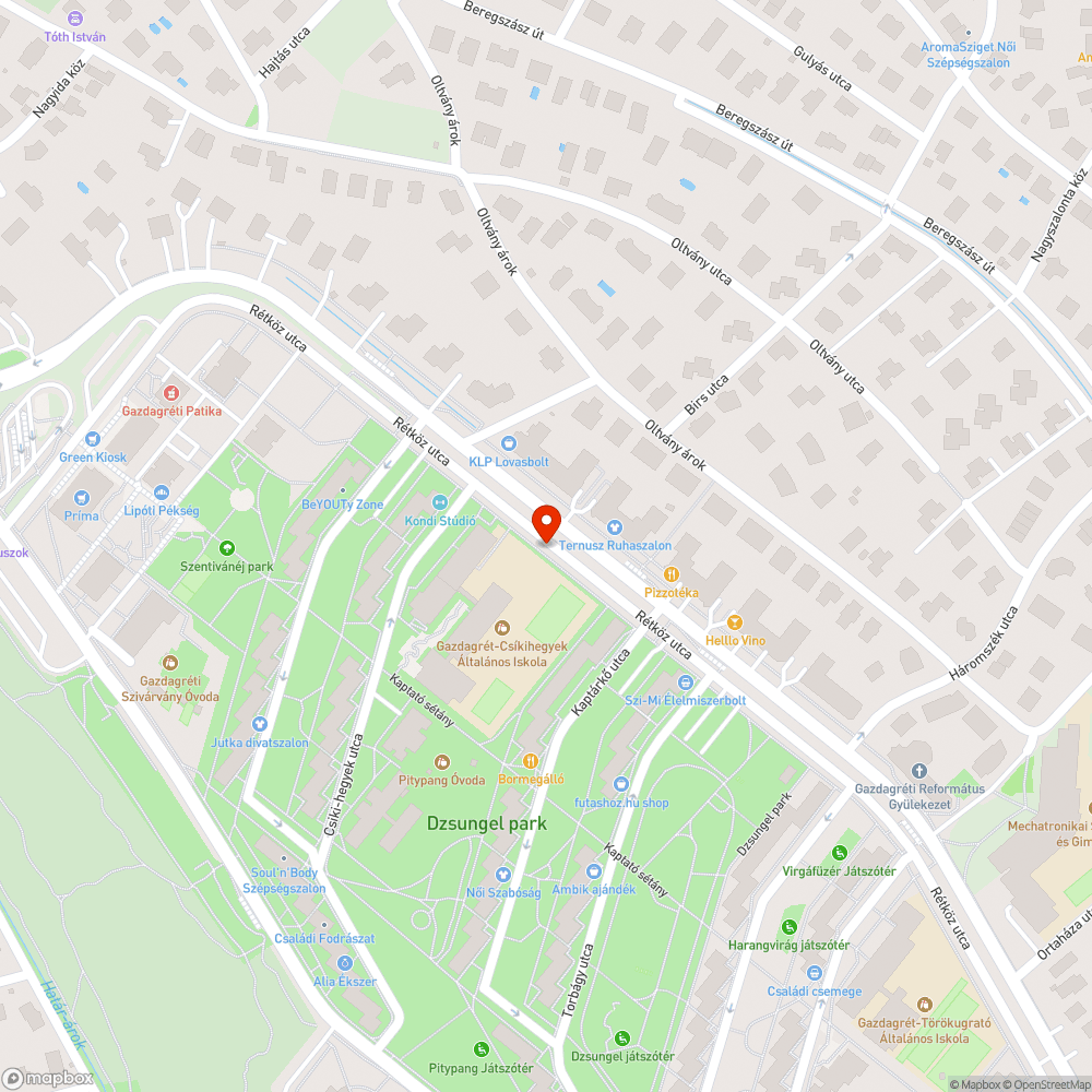 Elhagyott ex-taxi bejelentés helye