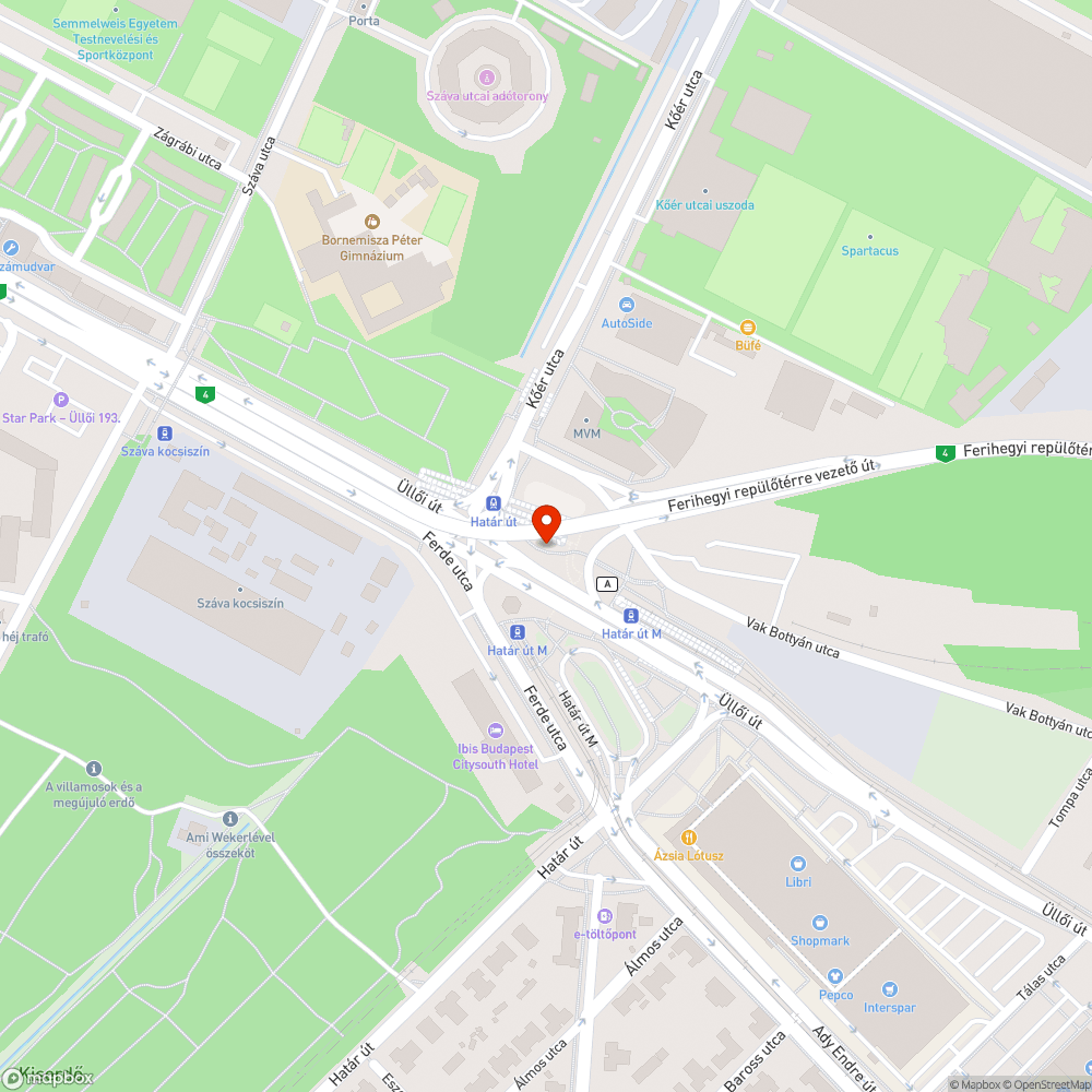 Hasadás a járdán bejelentés helye