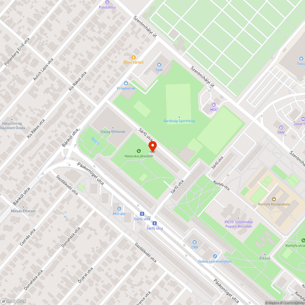 Szemét közterületen bejelentés helye