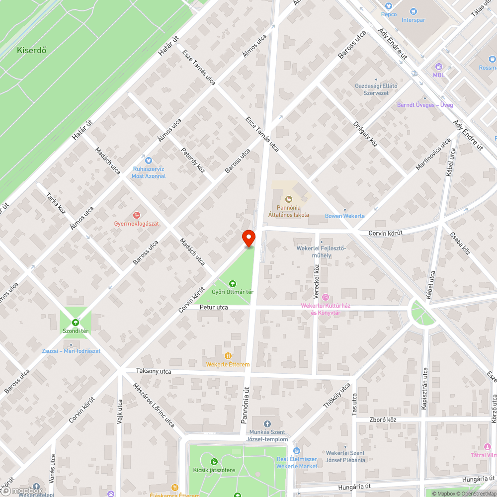 Rossz állapotú kuka bejelentés helye