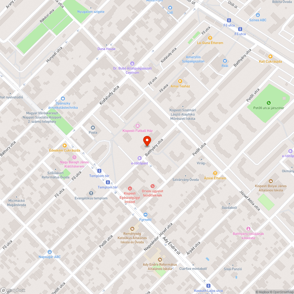 Kidőlt tábla bejelentés helye