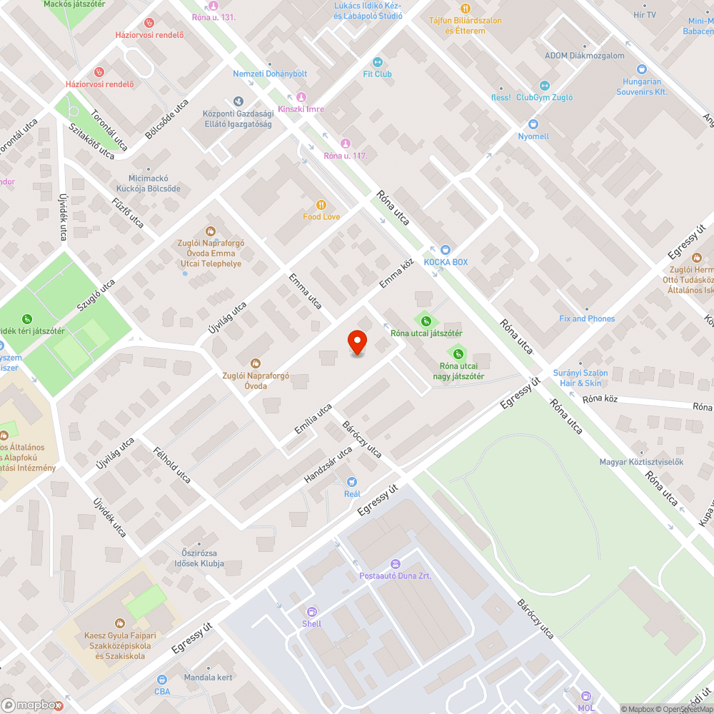 Szétesett fakaró bejelentés helye