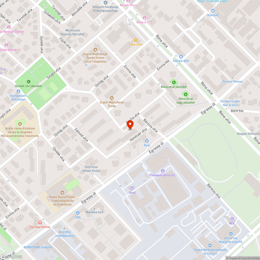 Illegális szemétlerakás bejelentés helye