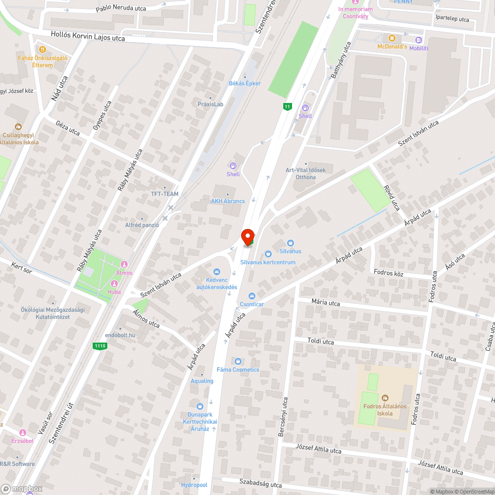 Elfordult tábla bejelentés helye