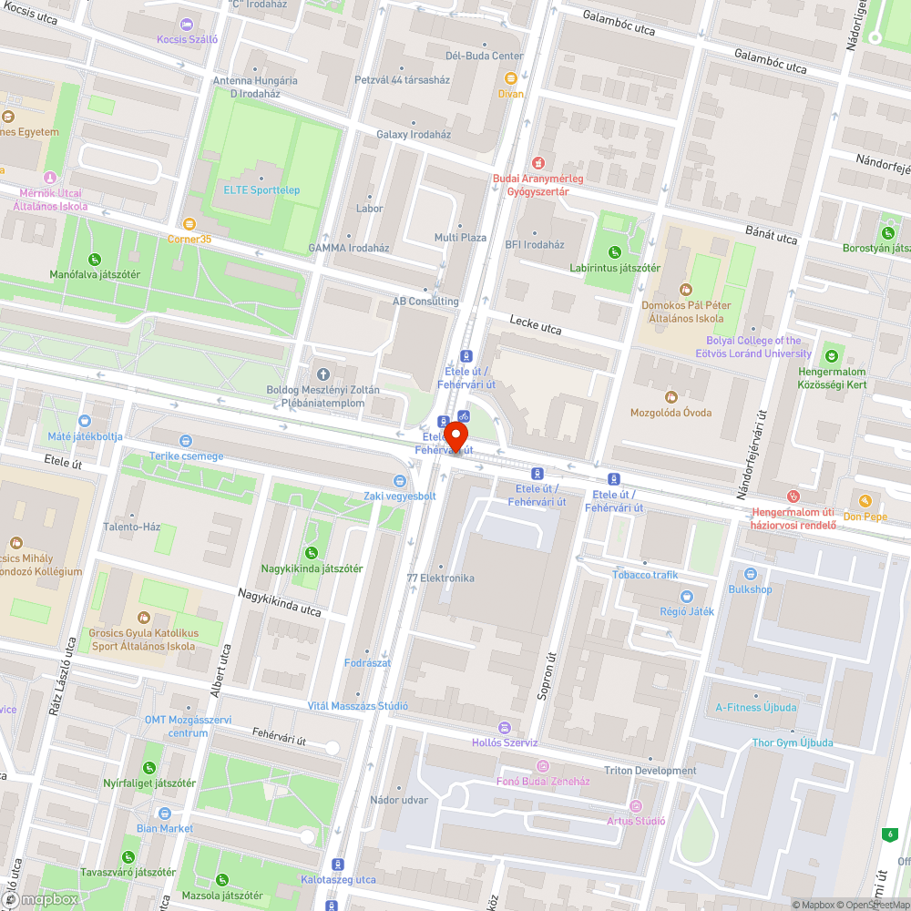 Kopott megállónév bejelentés helye