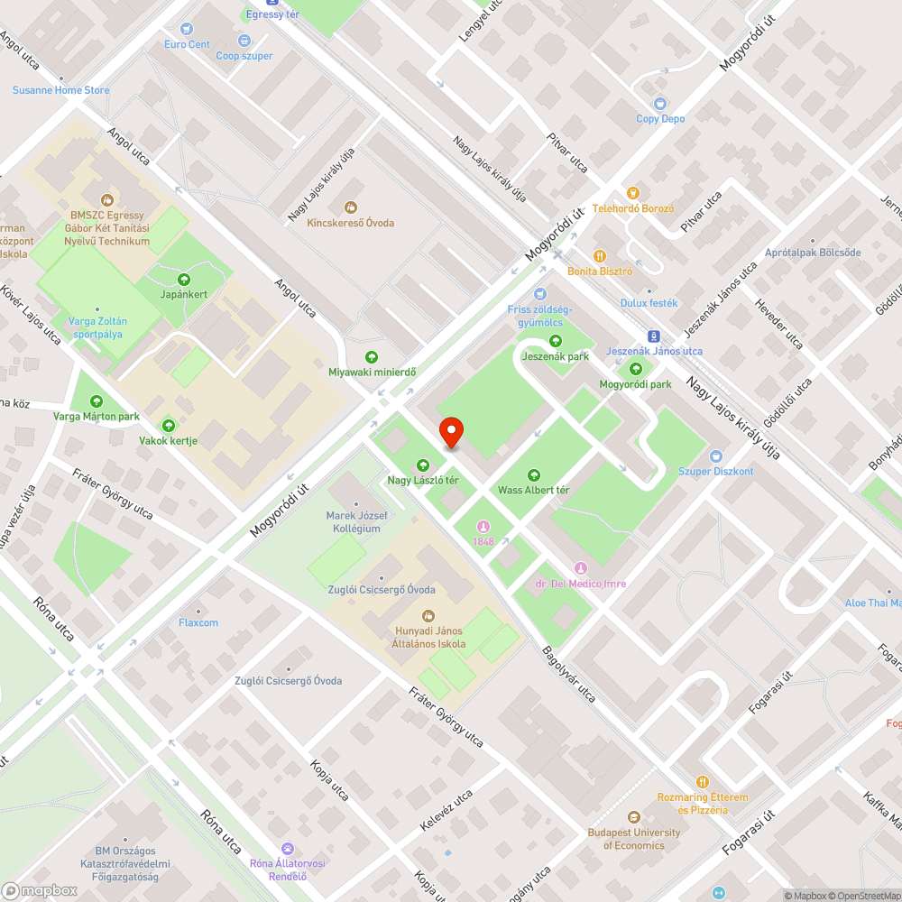 Beomlott útburkolat bejelentés helye