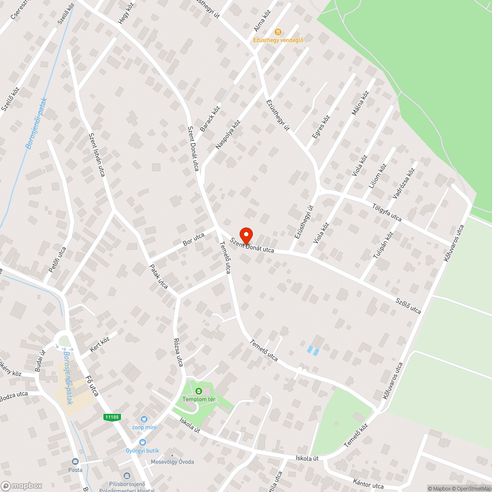 Falu kátyúzása leállt bejelentés helye