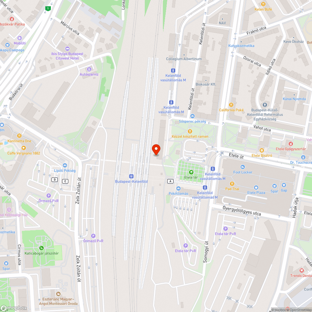 Fenyegetések a kelenföldi aluljáróban bejelentés helye