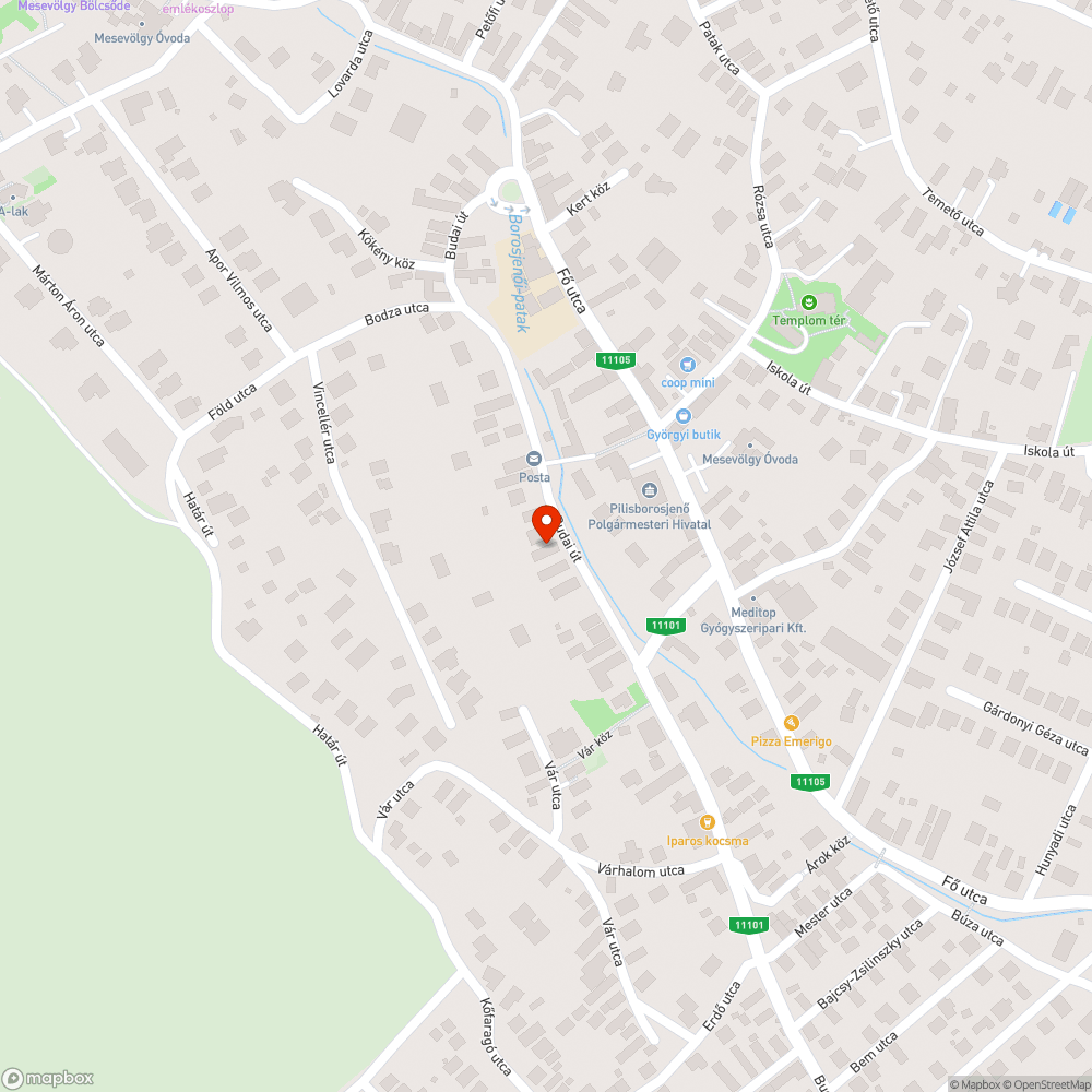 Ápolatlan patakpart bejelentés helye