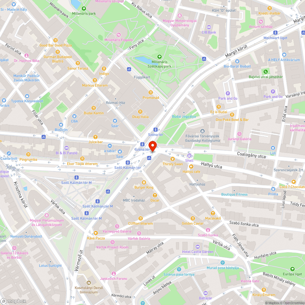 Elhagyott kerékpár bejelentés helye