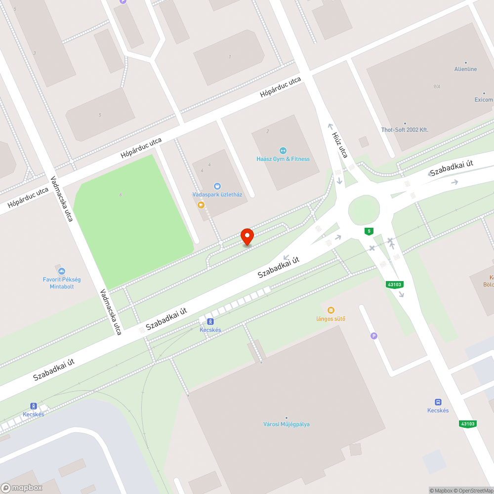 Kivilágítatlan B+R parkoló bejelentés helye