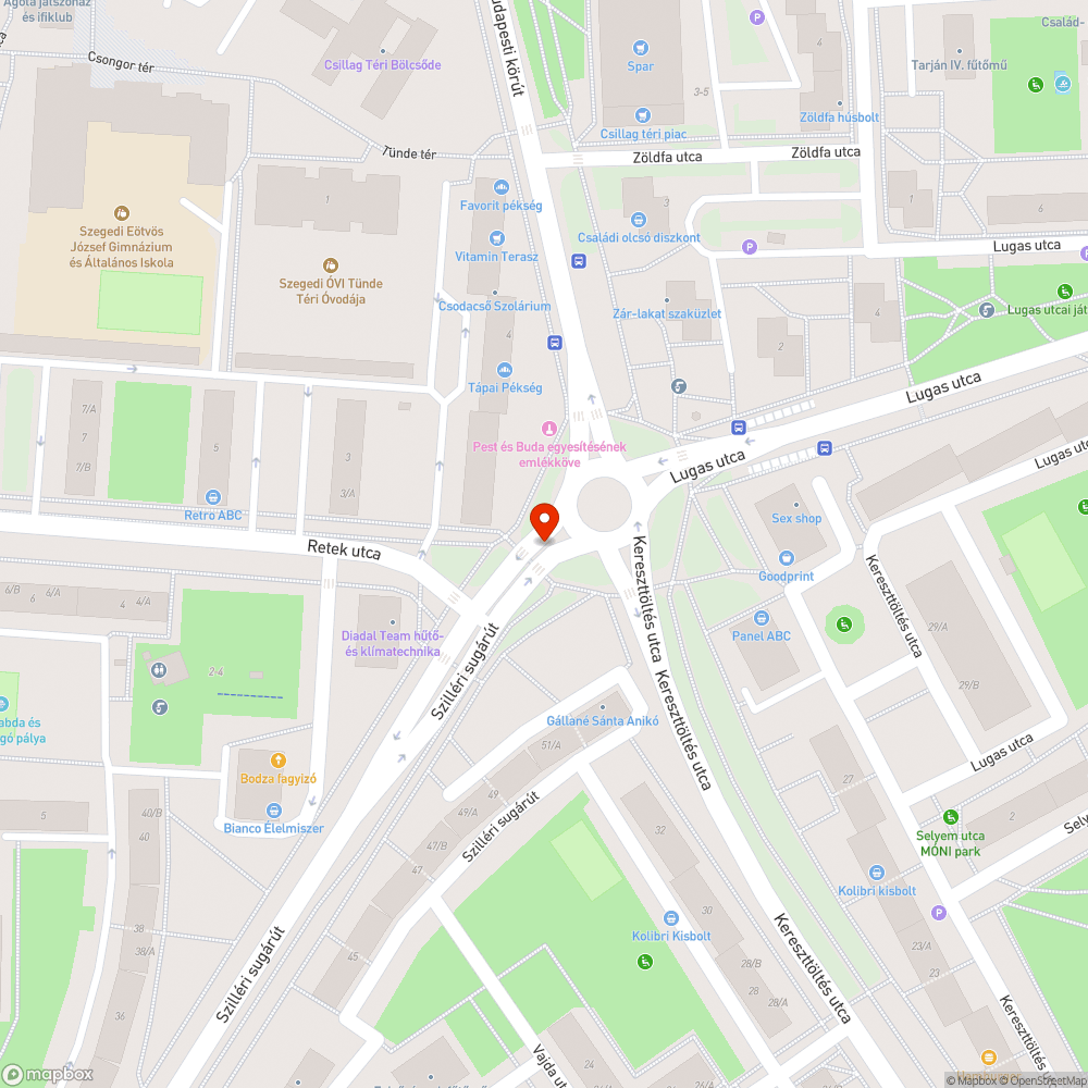 Megdőlt EAK tábla bejelentés helye