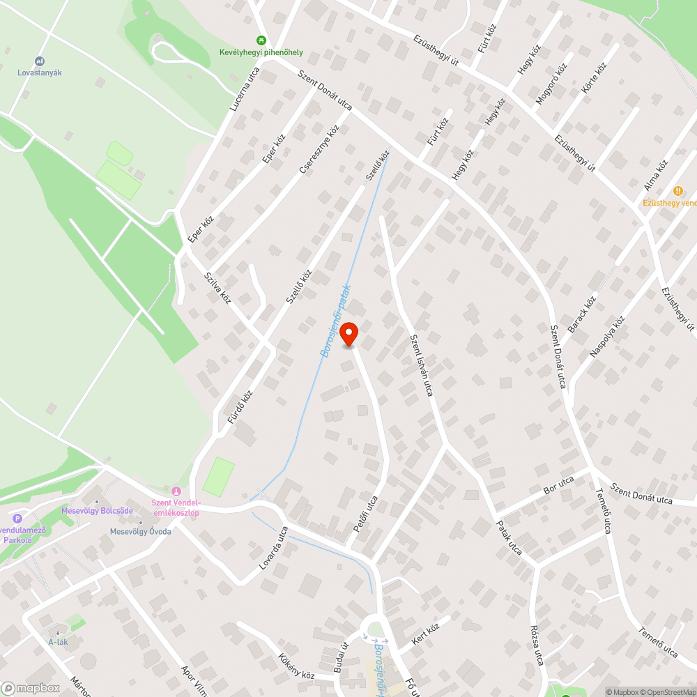 Elhagyott autó bejelentés helye