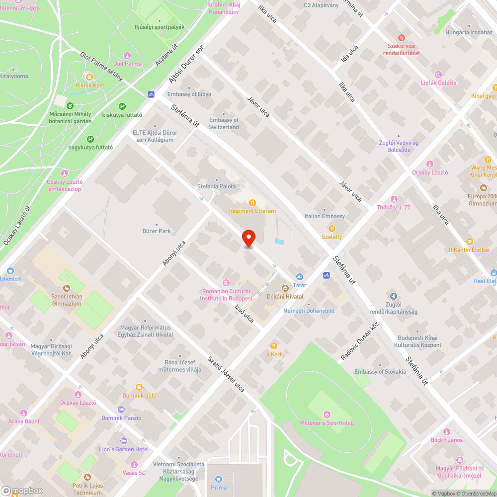 Kátyú bejelentés helye