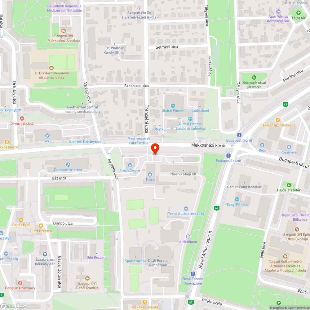 Elhagyott Trabantok bejelentés helye