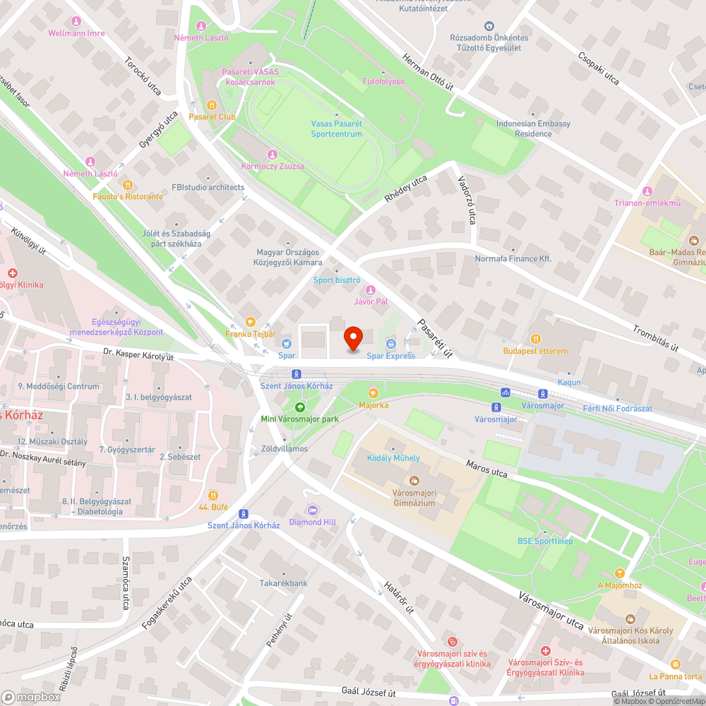 Üres tartó oszlop bejelentés helye