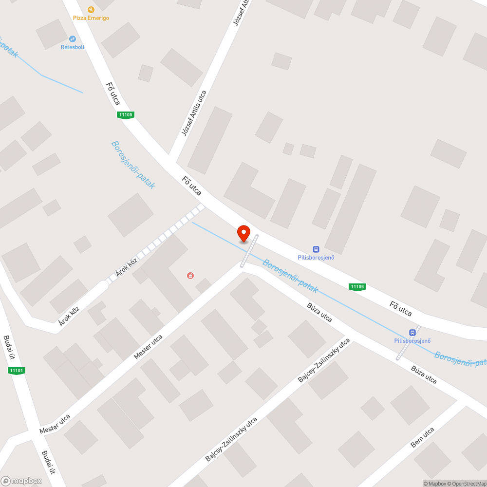 Elhanyagolt patakmeder bejelentés helye