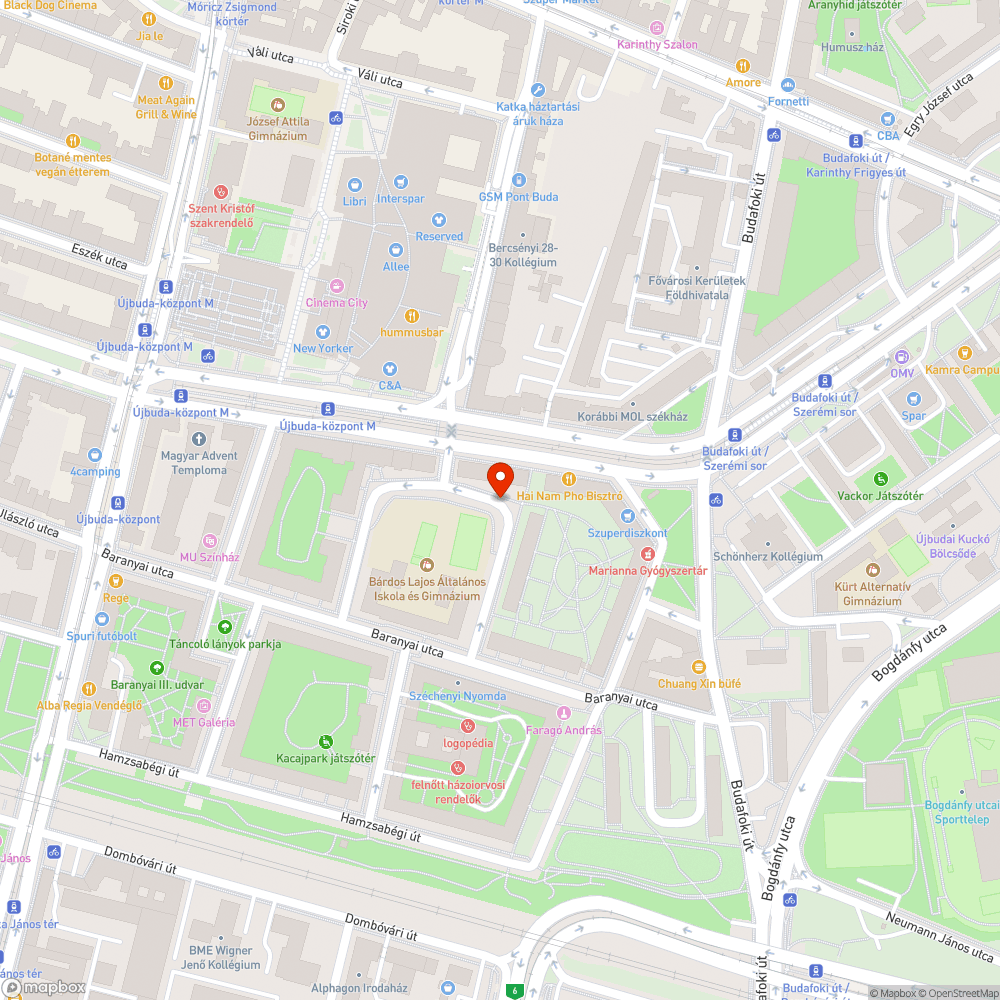 Nem jól (be)látható kerékpárút bejelentés helye