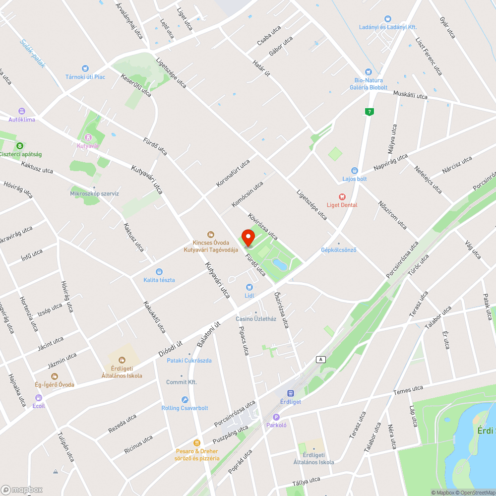 Játszótéri mászófal bejelentés helye