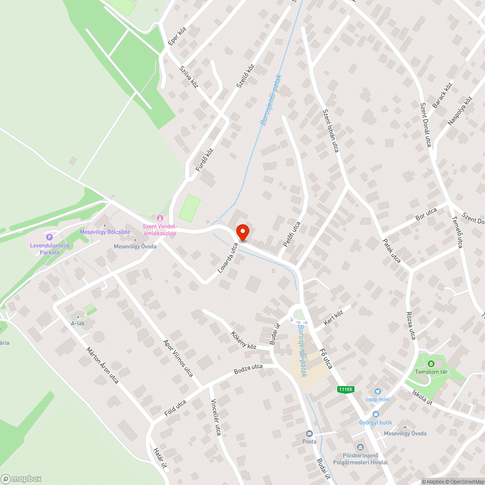 Gazos, ápolatlan patakmeder bejelentés helye