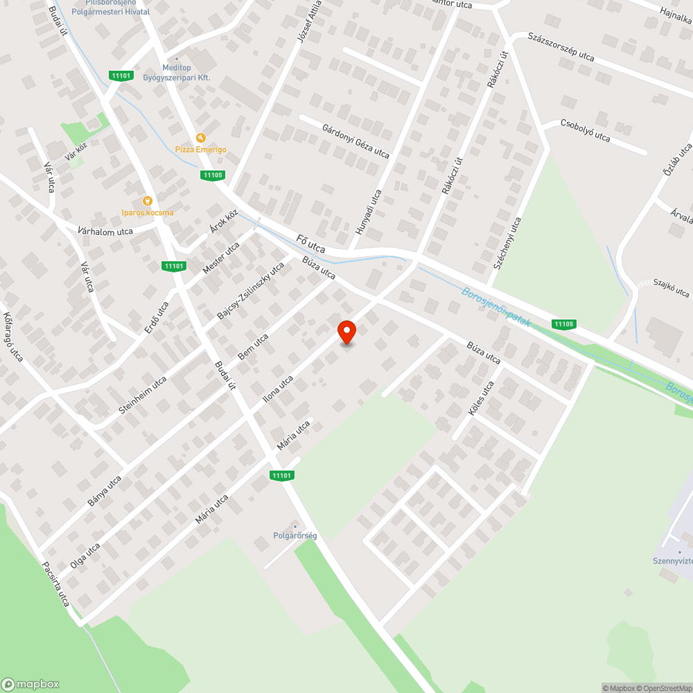 Ápolatlan esővízelvezető bejelentés helye