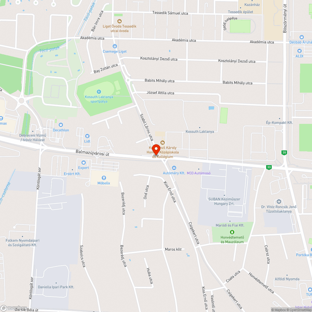 Eldugult esővíznyelő bejelentés helye