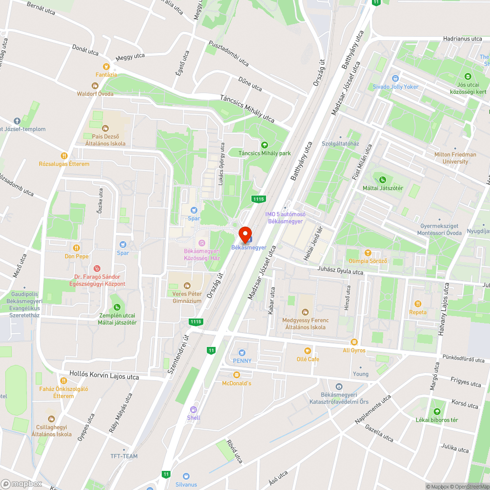 Akadálymentesítés HÉV bejelentés helye