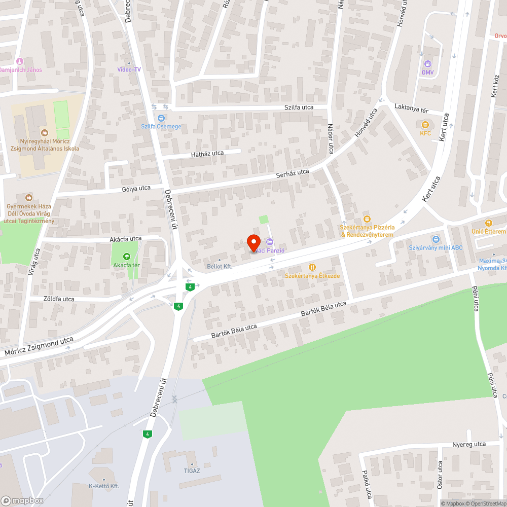 Szemétgyűjtő edény hiánya bejelentés helye