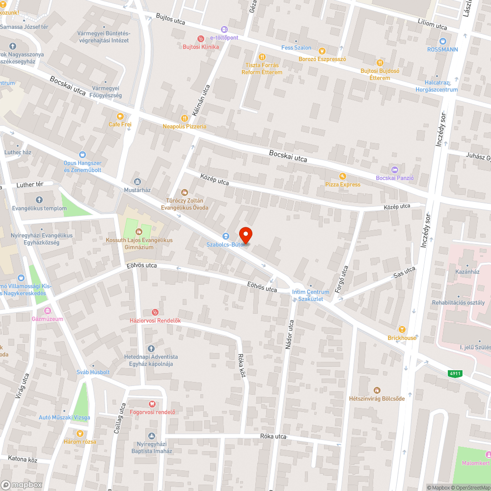 Járdán parkoló autók bejelentés helye