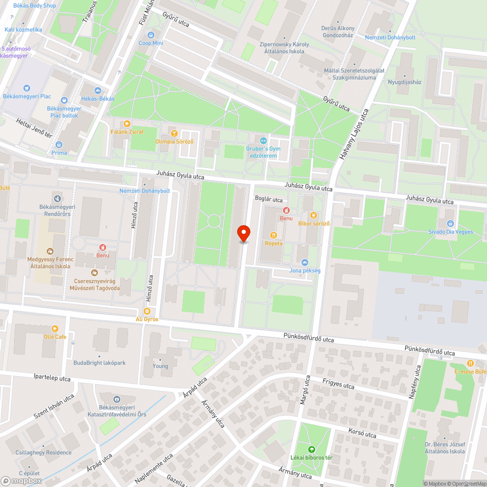 Lejárt műszakival álló autó bejelentés helye