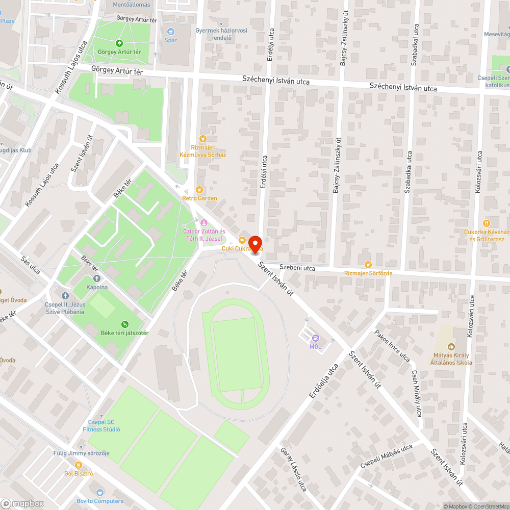 Kerékpárút jelzések helyreállítása bejelentés helye