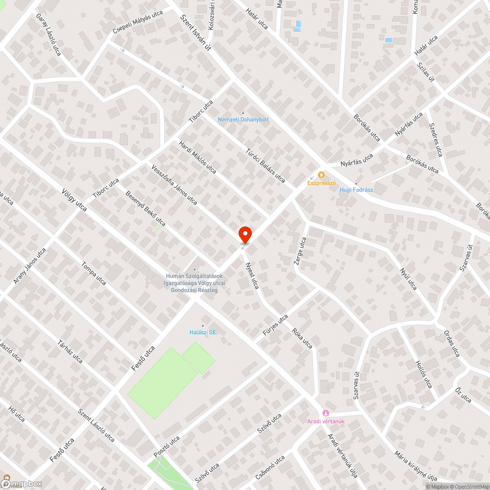 Martinász utca elsőbbségi viszonyok bejelentés helye