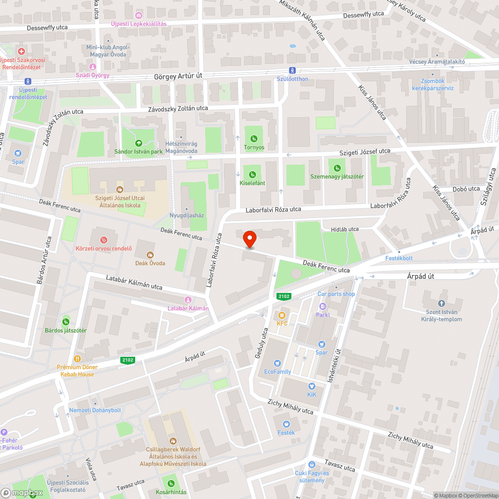 Rendszám nélküli autó bejelentés helye