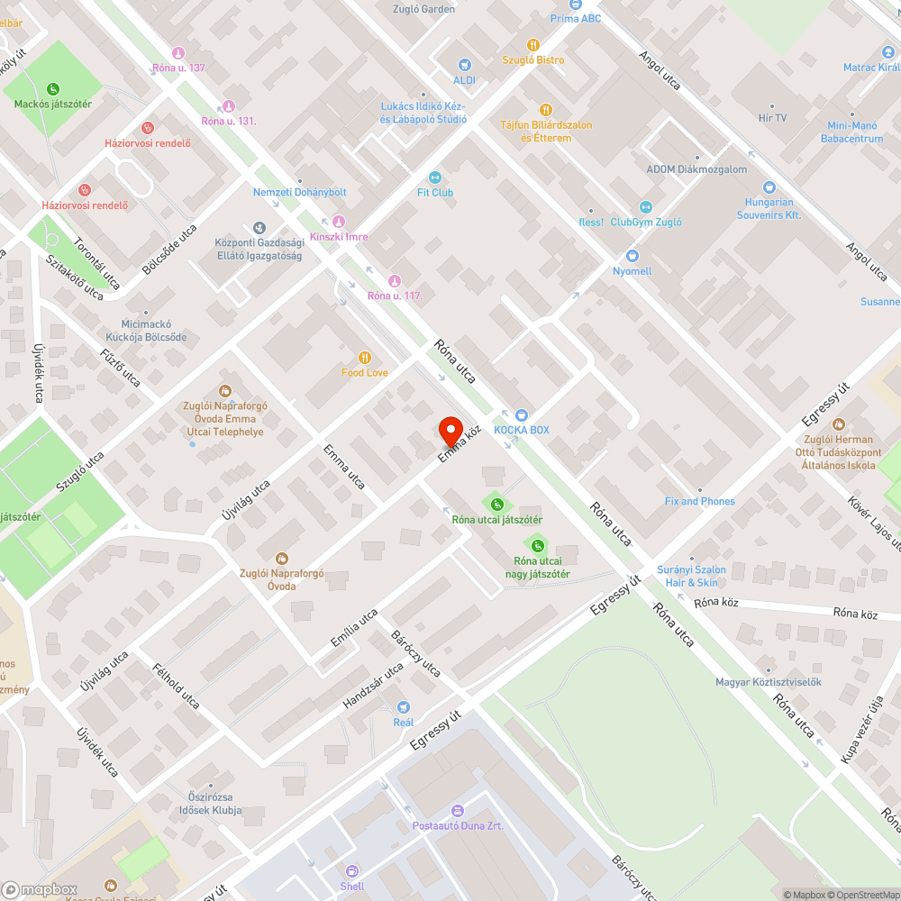 Járdára lógó bokor bejelentés helye