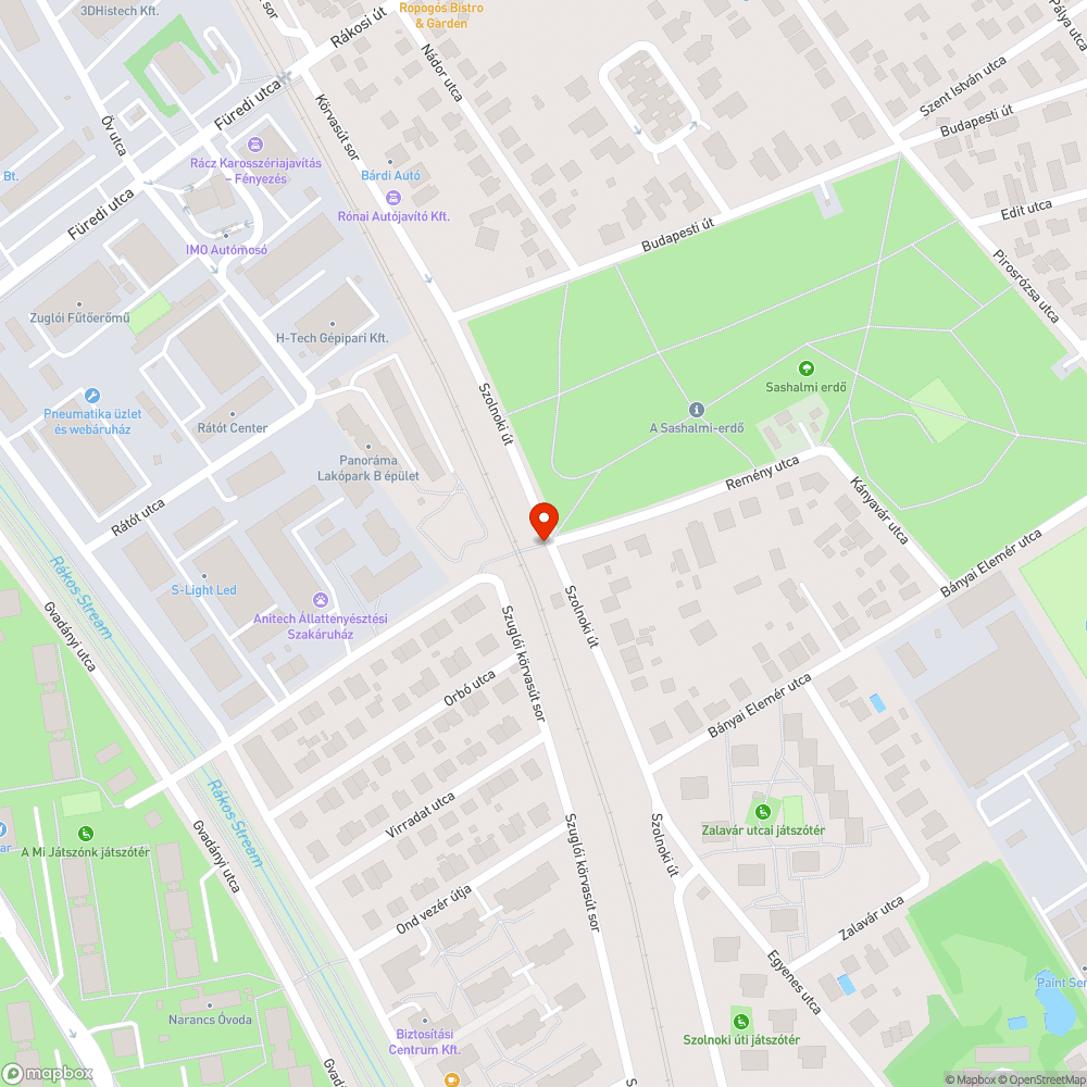 Beláthatatlan útszakasz bejelentés helye