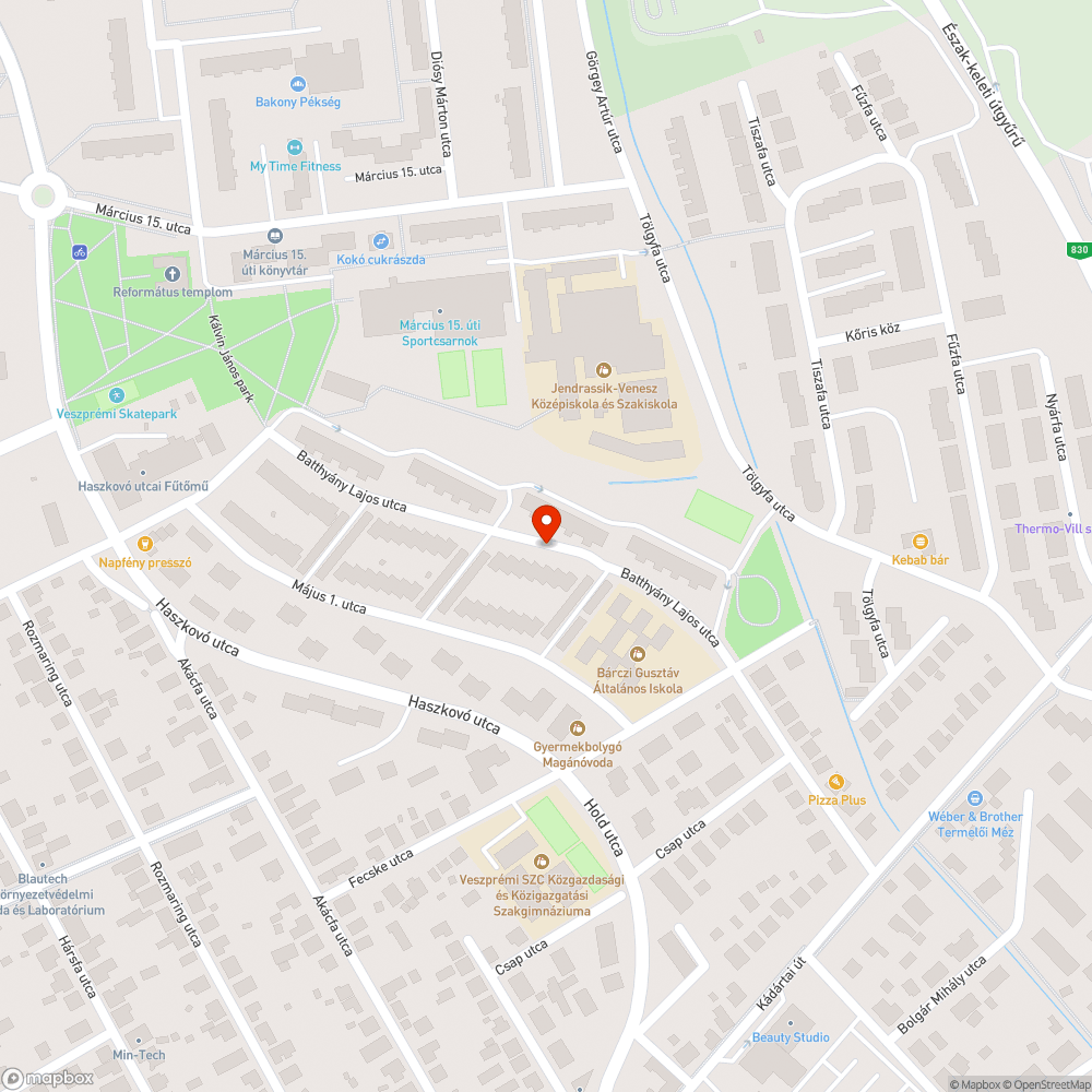 patkány bejelentés helye