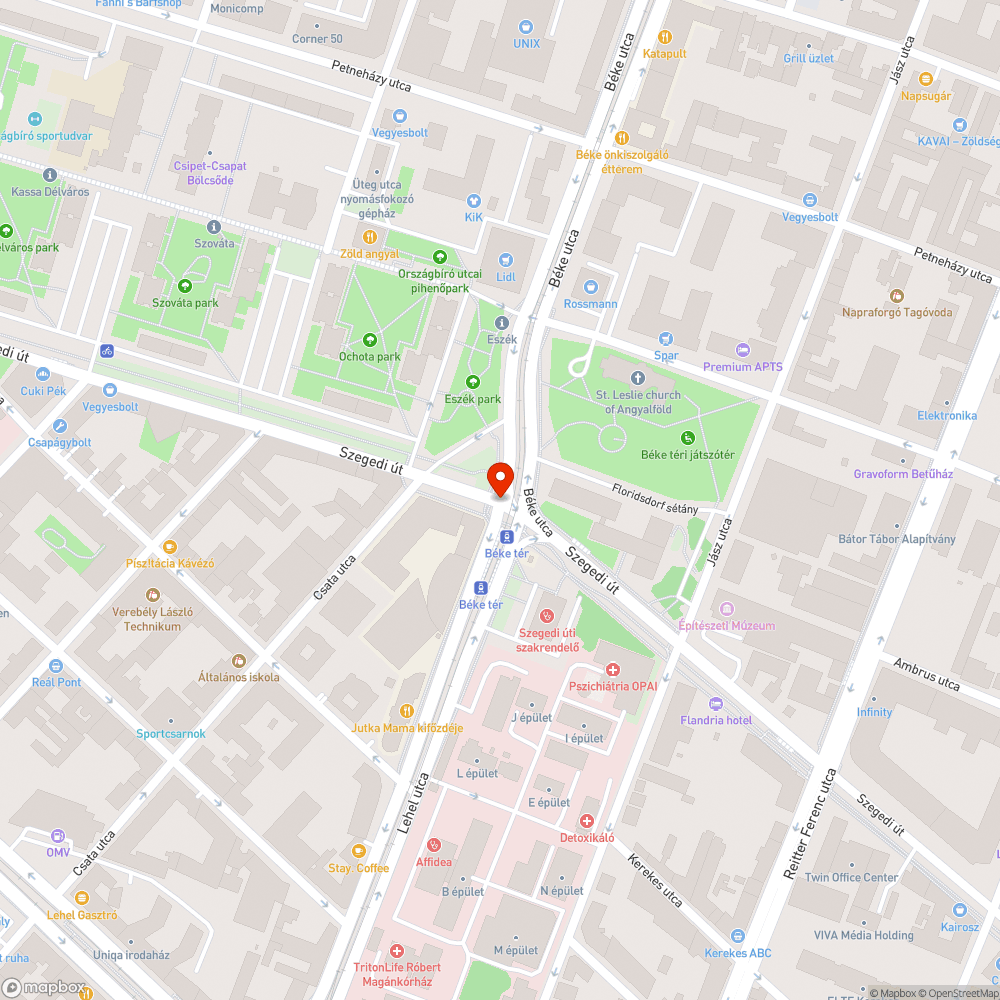 Hiányzó fényterelők bejelentés helye