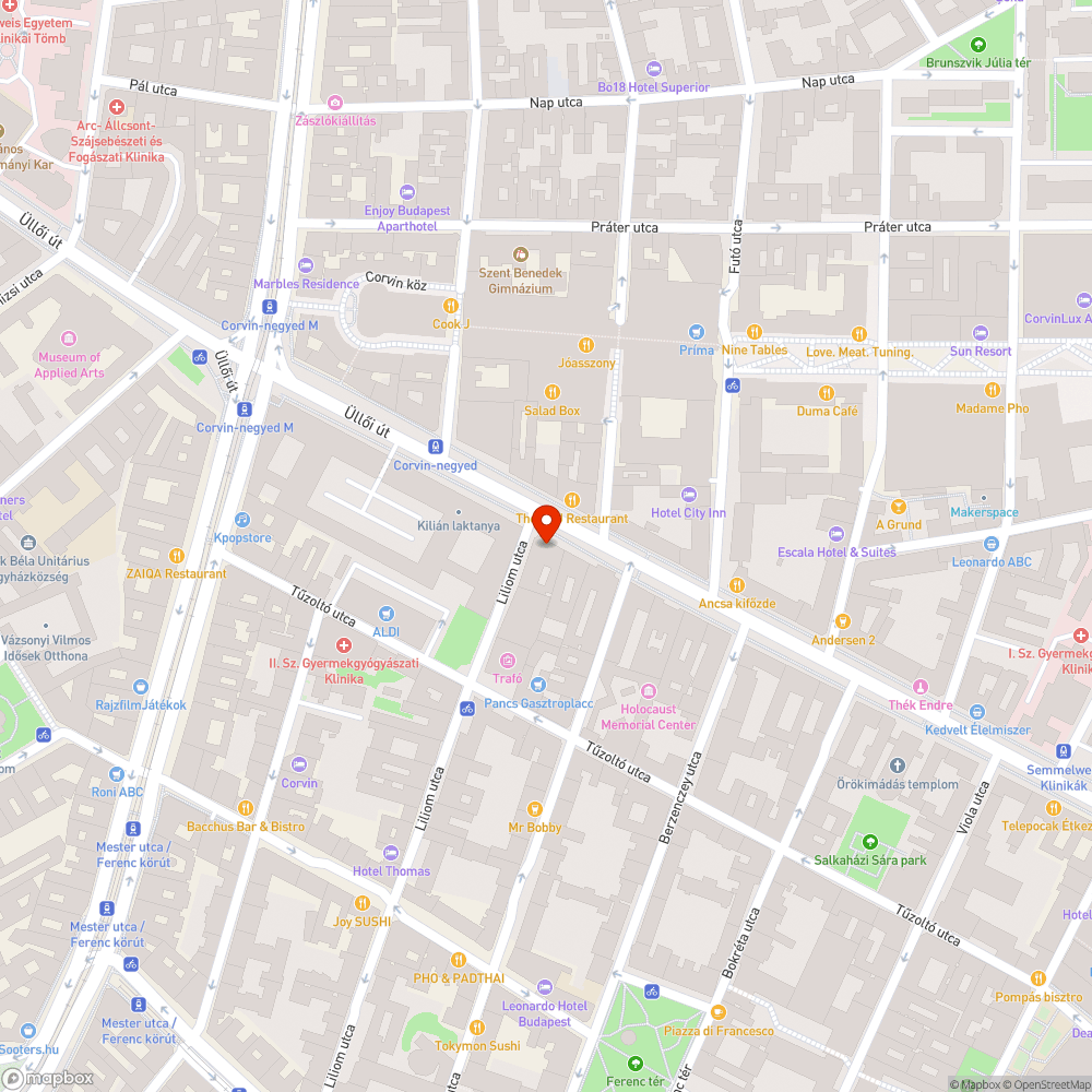 Megrongált hálózati szekrény bejelentés helye