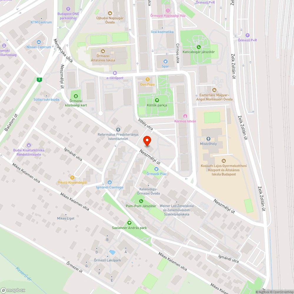 törött roncs bejelentés helye