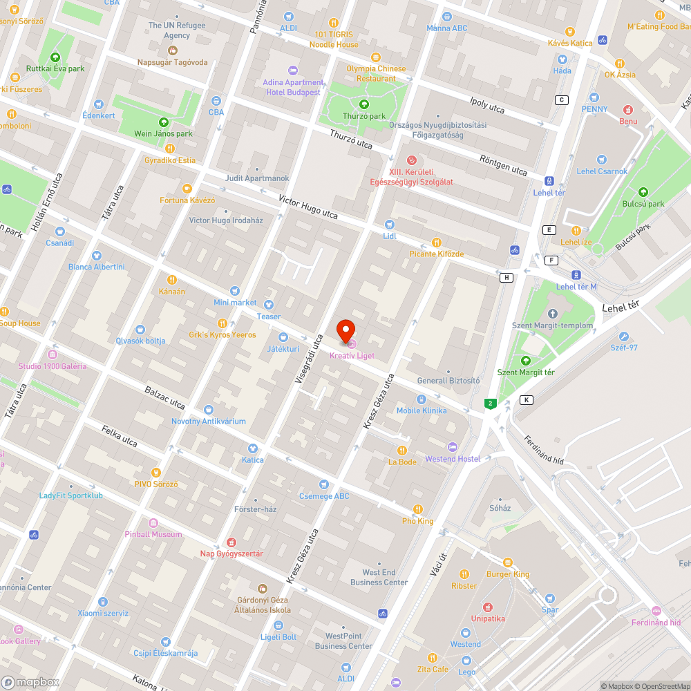 Járdafákon lévő vaslánc bejelentés helye