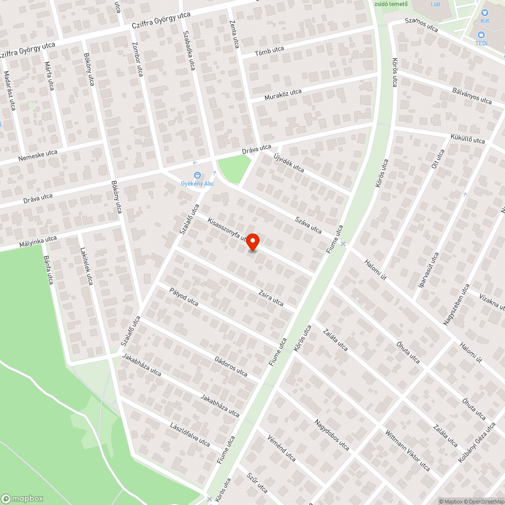 Leszakadt kábel bejelentés helye