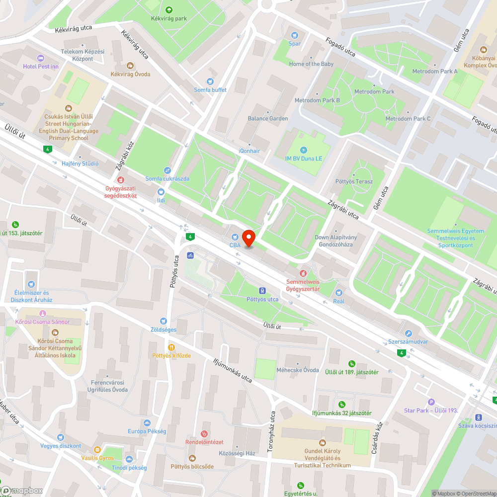 Az Üllői úti törésvonalak változatosan folytatódnak (Kőbányai oldal) bejelentés helye